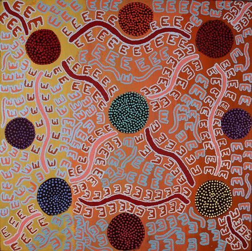 Janganpa Jukurrpa (Brush-tail Possum Dreaming)-  Mawurrji