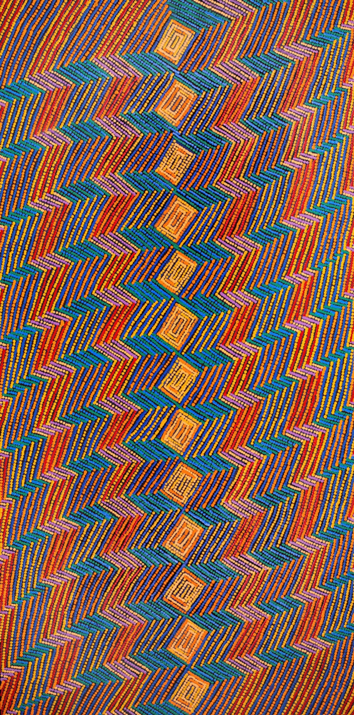 Lukarrara Jukurrpa (Desert Fringe-rush Seed Dreaming)