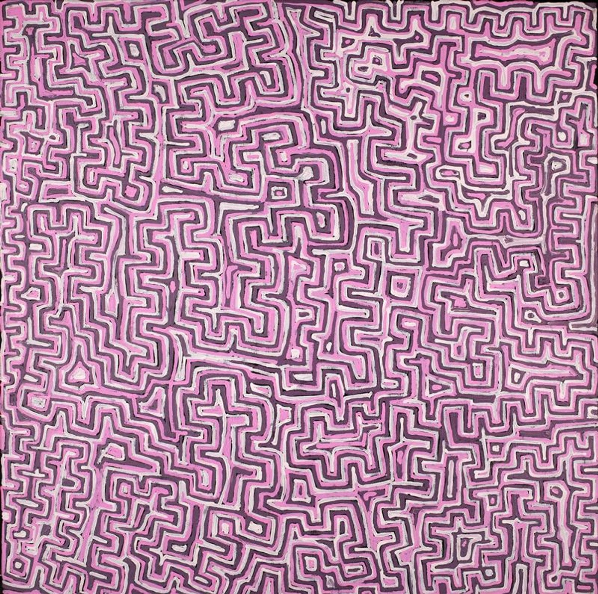 Lukarrara Jukurrpa (Desert Fringe-rush Seed Dreaming)