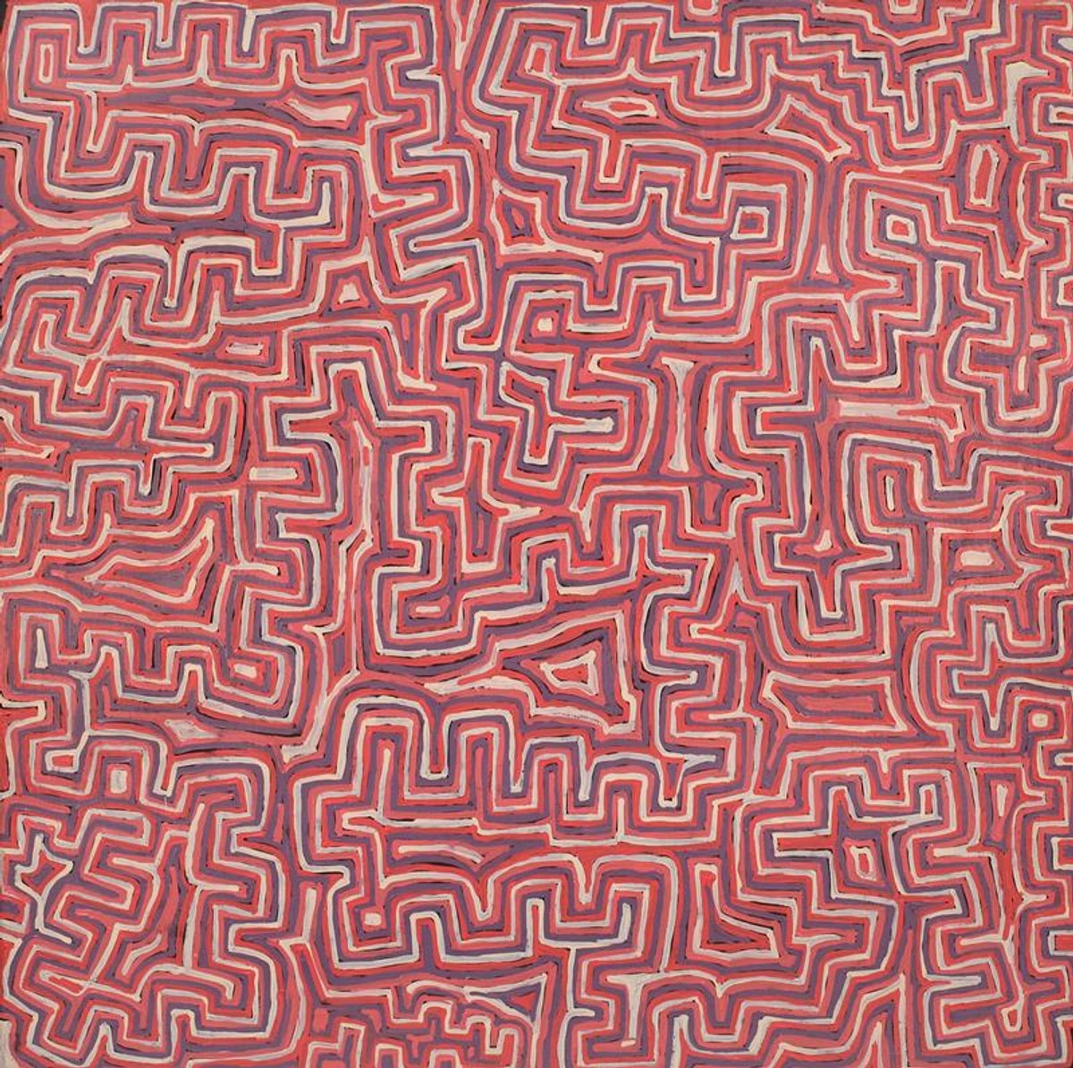 Lukarrara Jukurrpa (Desert Fringe-rush Seed Dreaming)