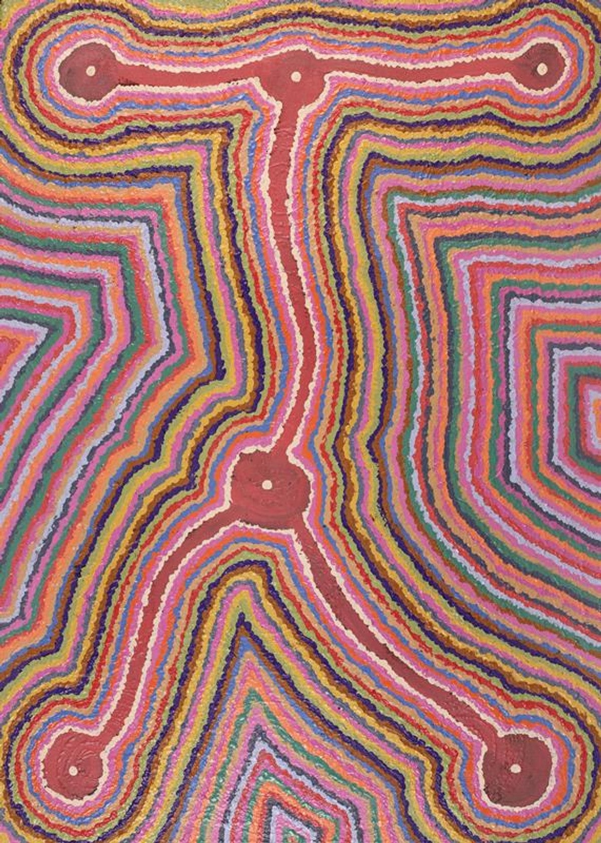 Lukarrara Jukurrpa (Desert Fringe-rush Seed Dreaming)