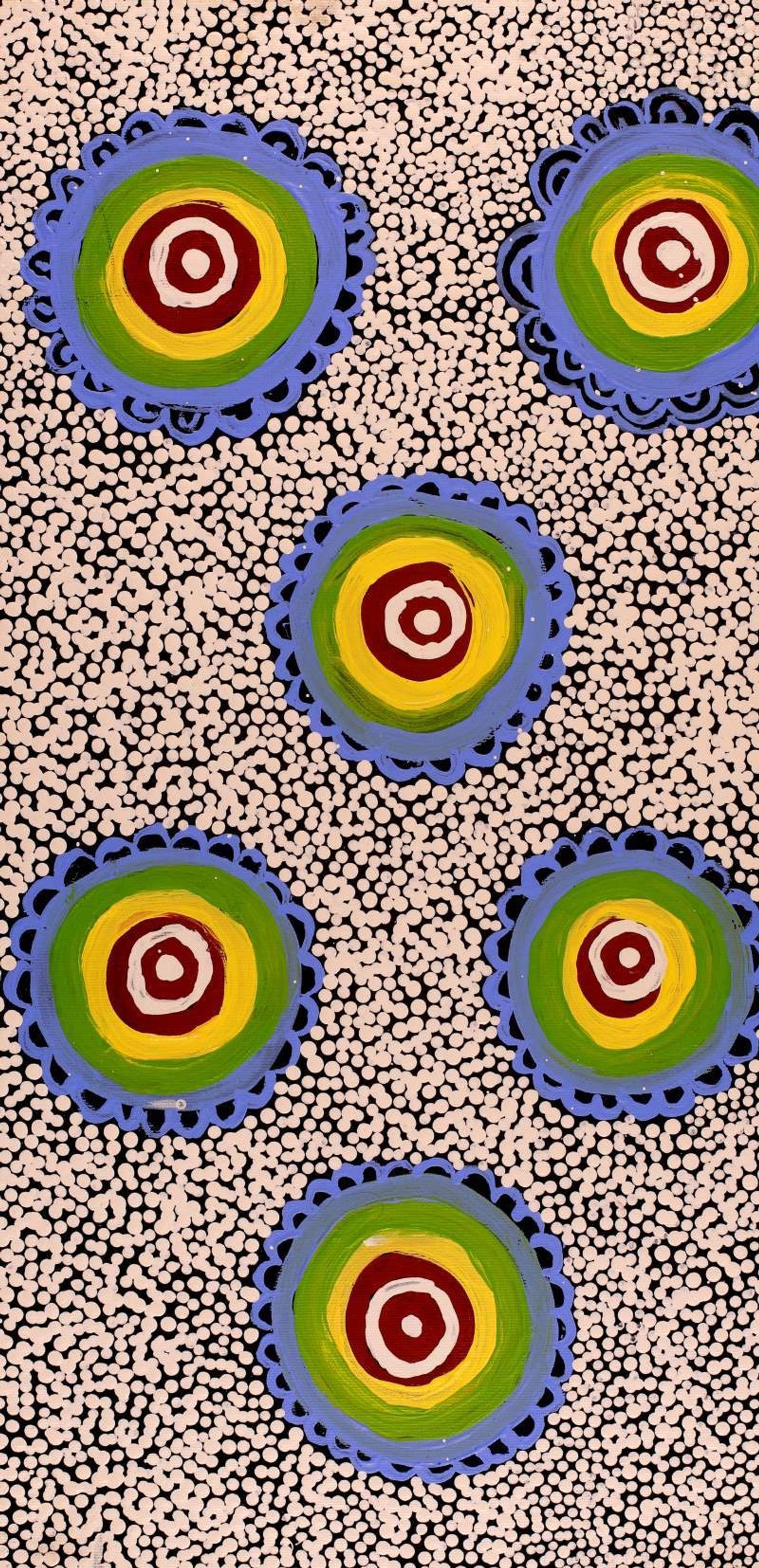 Janganpa Jukurrpa (Brush-tail Possum Dreaming)-  Mawurrji