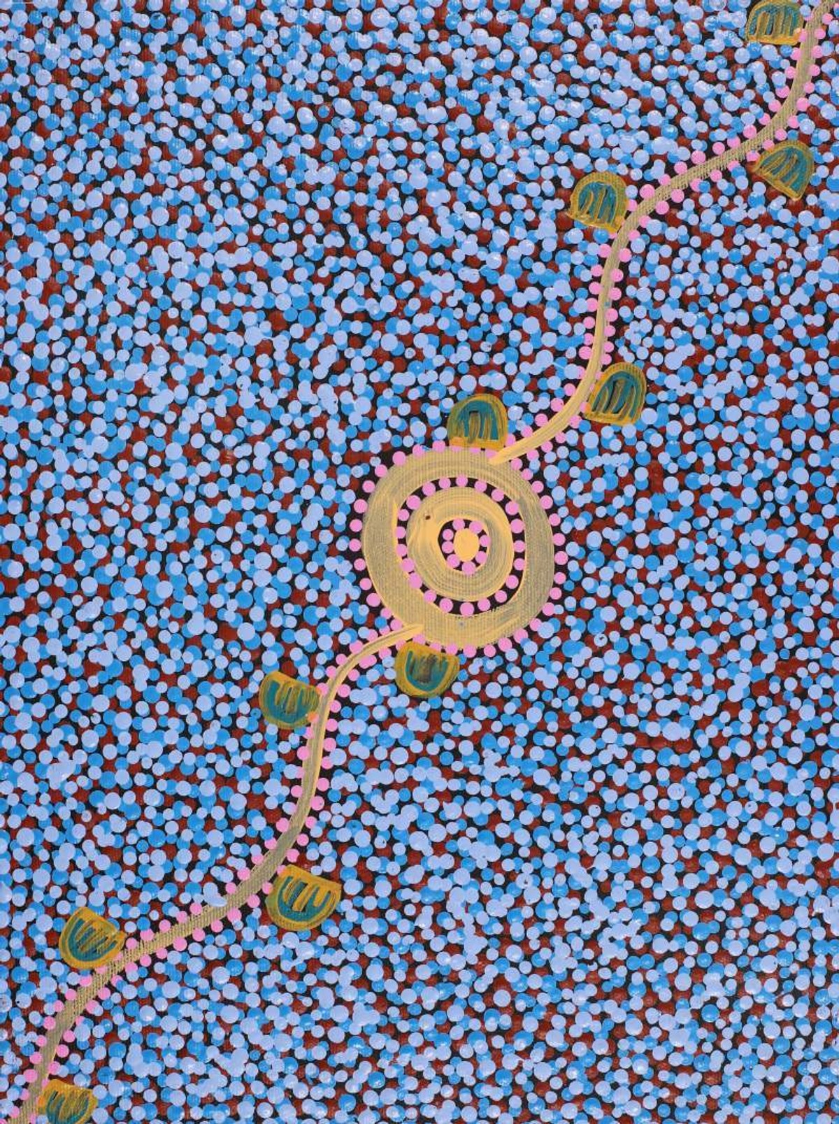 Wardapi Jukurrpa (Goanna Dreaming) - Yarripilangu