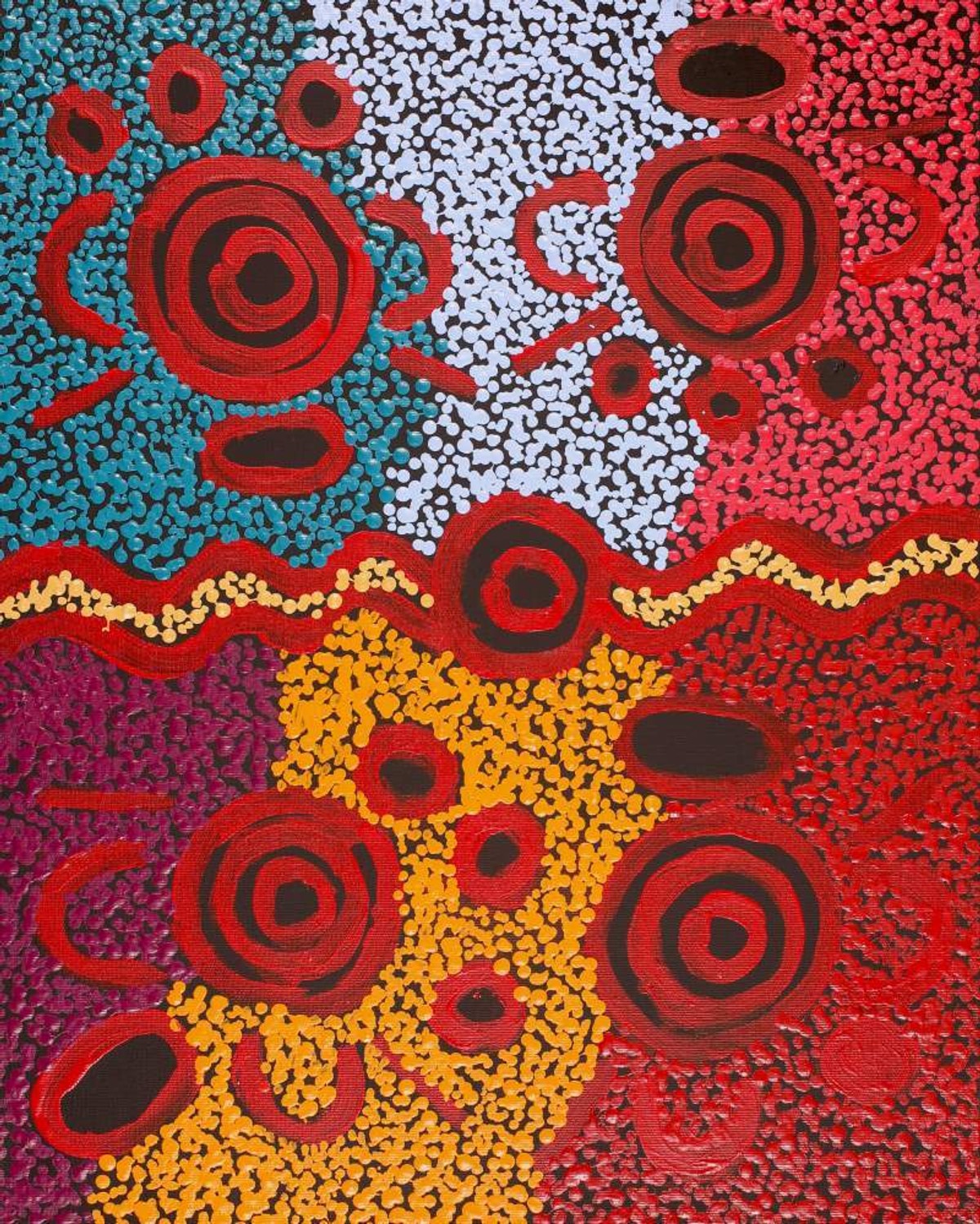 Wardapi Jukurrpa (Goanna Dreaming) - Yarripilangu