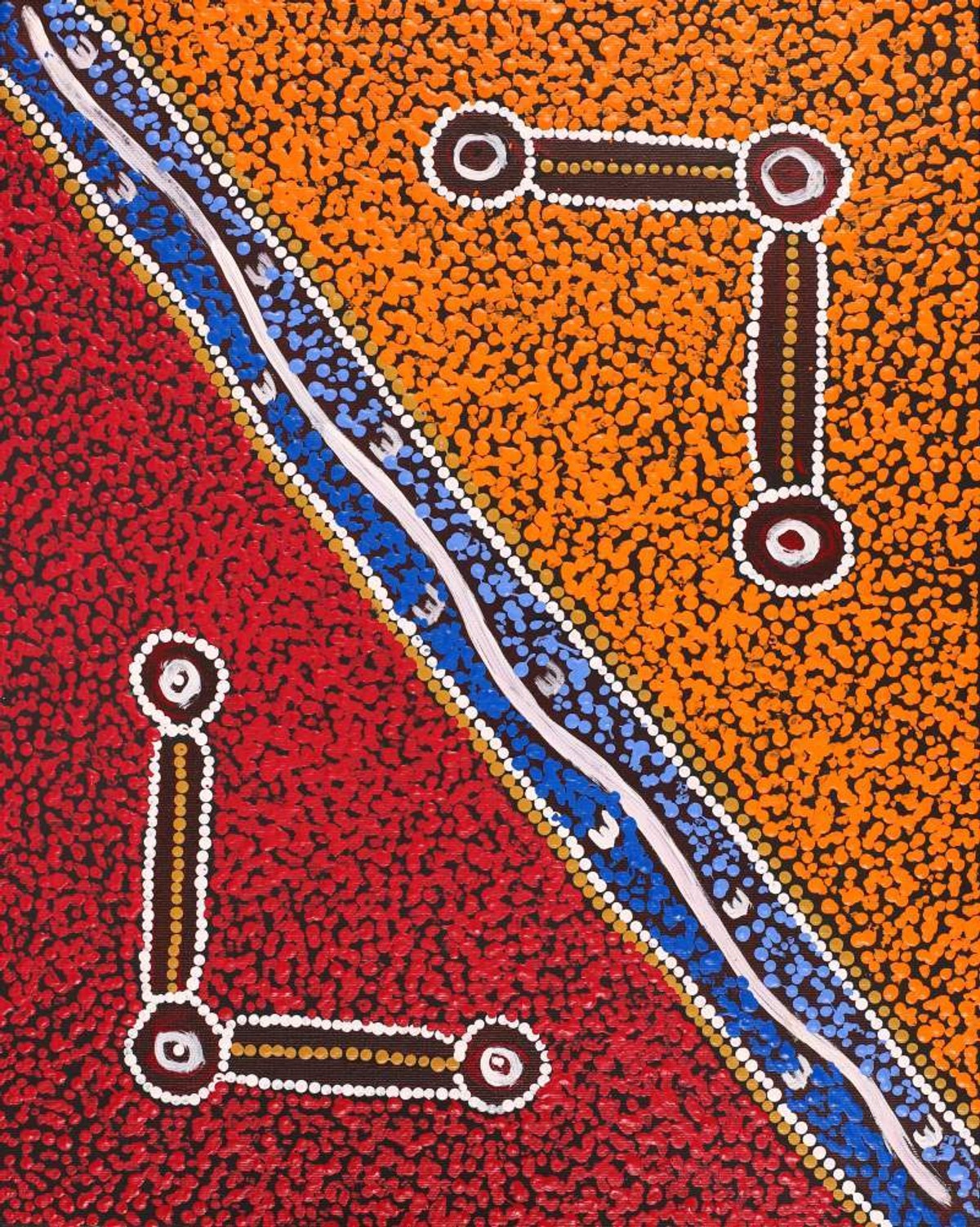 Wardapi Jukurrpa (Goanna Dreaming) - Yarripilangu