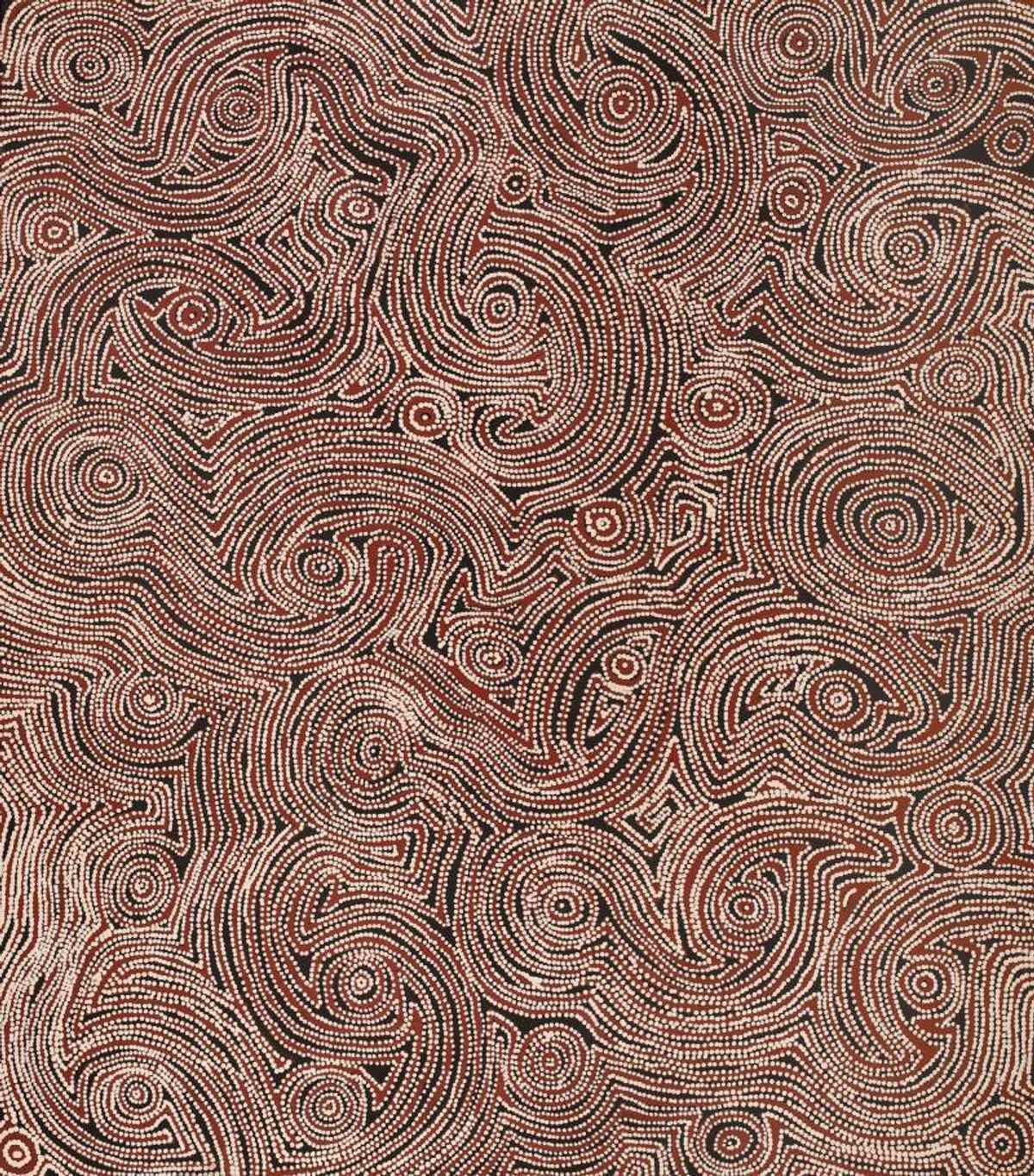 Lukarrara Jukurrpa (Desert Fringe-rush Seed Dreaming)