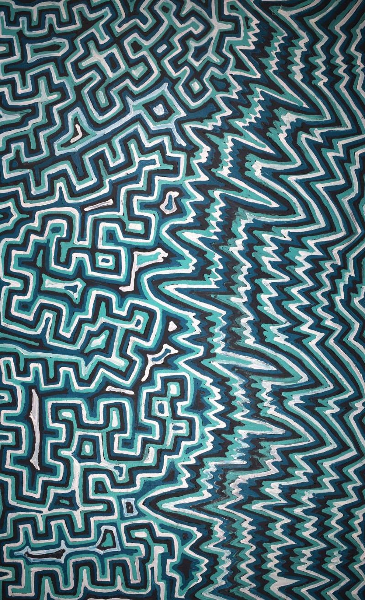 Lukarrara Jukurrpa (Desert Fringe-rush Seed Dreaming)