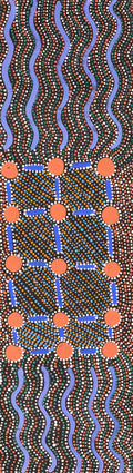 Jintiparnta Jukurrpa (Desert Truffle Dreaming) - Mina Mina