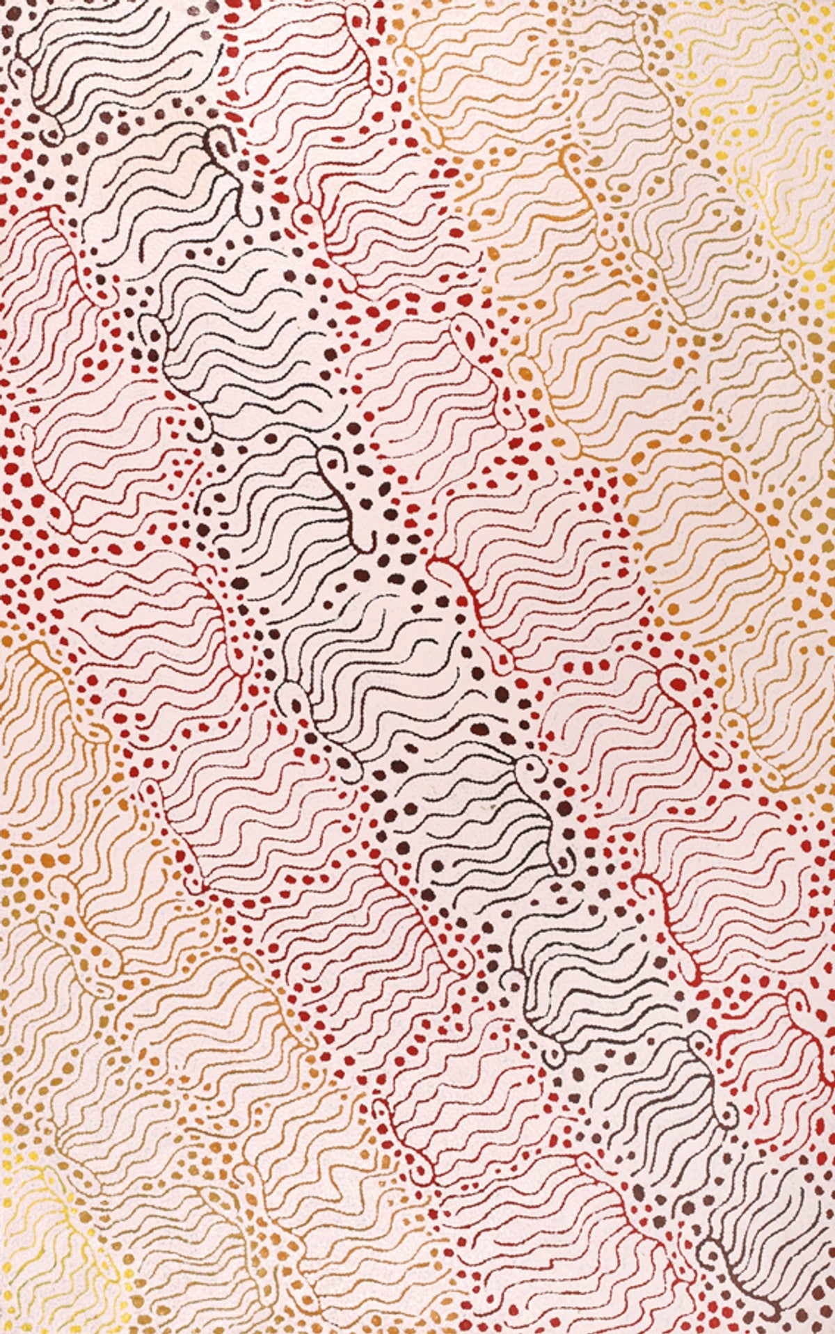 Majardi Jukurrpa (Hairstring Belt/Skirt or Tassel Dreaming) - Mina Mina