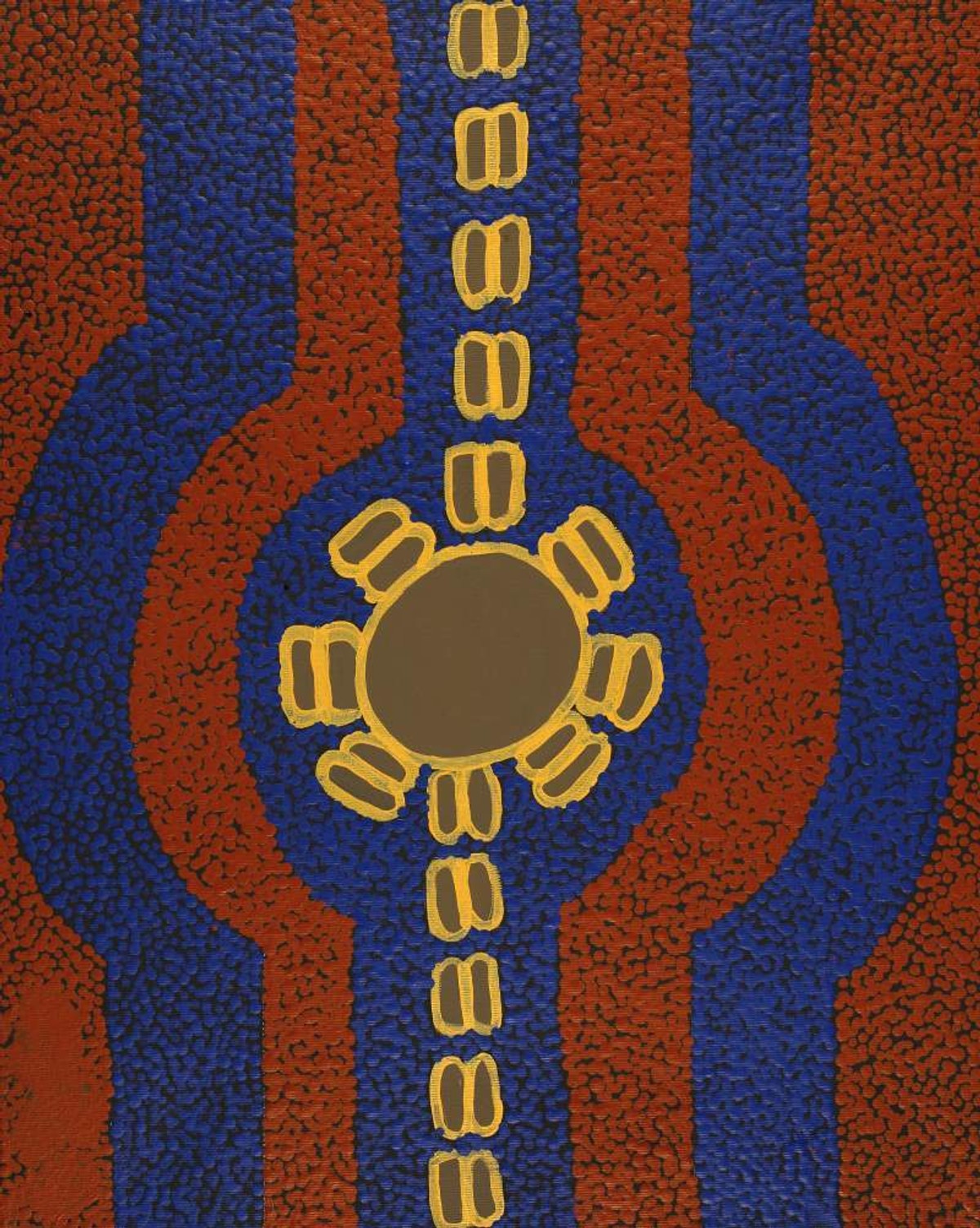Pamapardu Jukurrpa (Flying Ant Dreaming) - Wapurtali