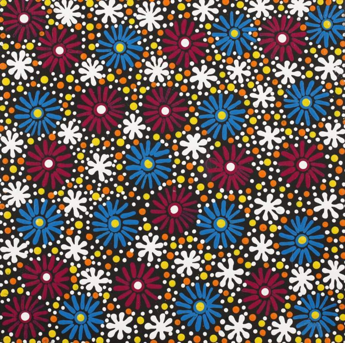 Lukarrara Jukurrpa (Desert Fringe-rush Seed Dreaming)