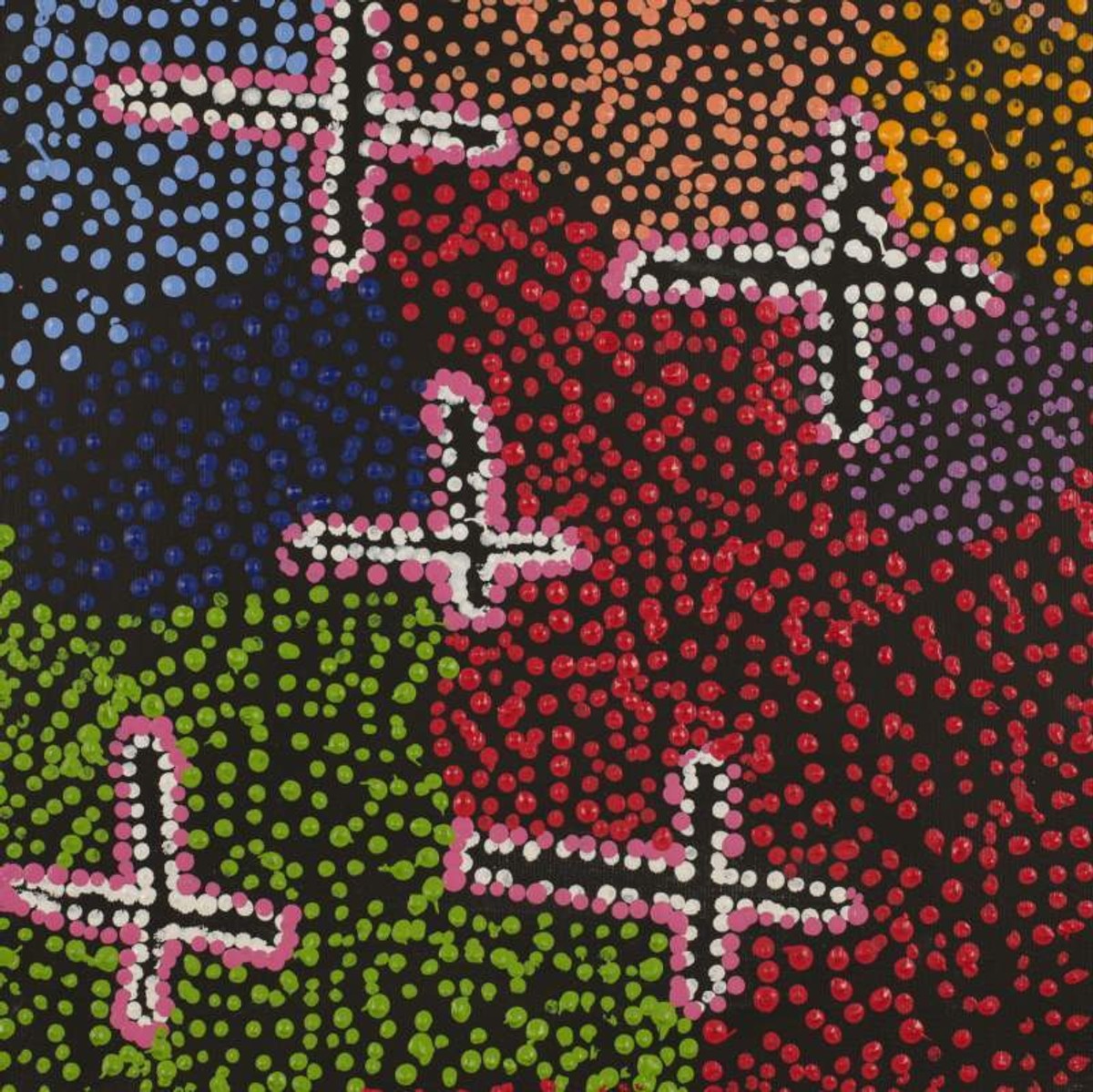 Ngatijirri Jukurrpa - Budgerigar Dreaming by Karen Barnes