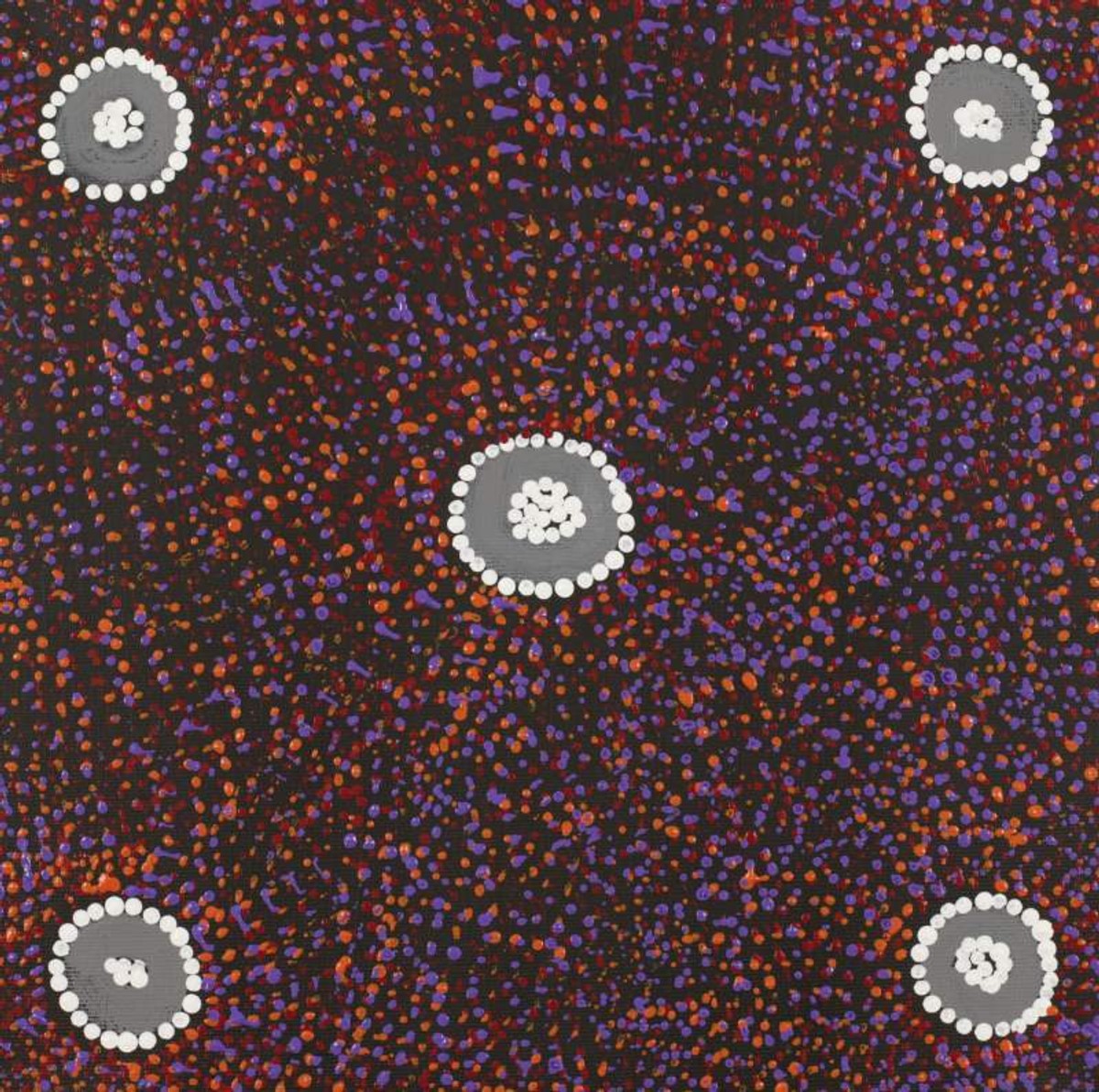 Lukarrara Jukurrpa (Desert Fringe-rush Seed Dreaming)