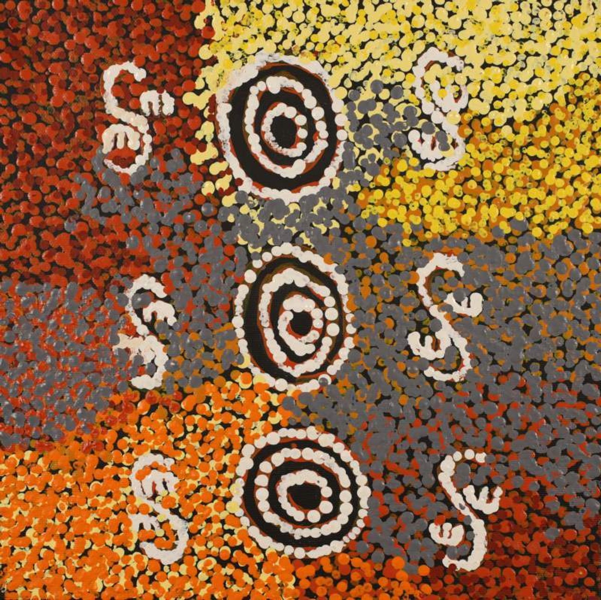 Wardapi Jukurrpa (Goanna Dreaming) - Yarripilangu