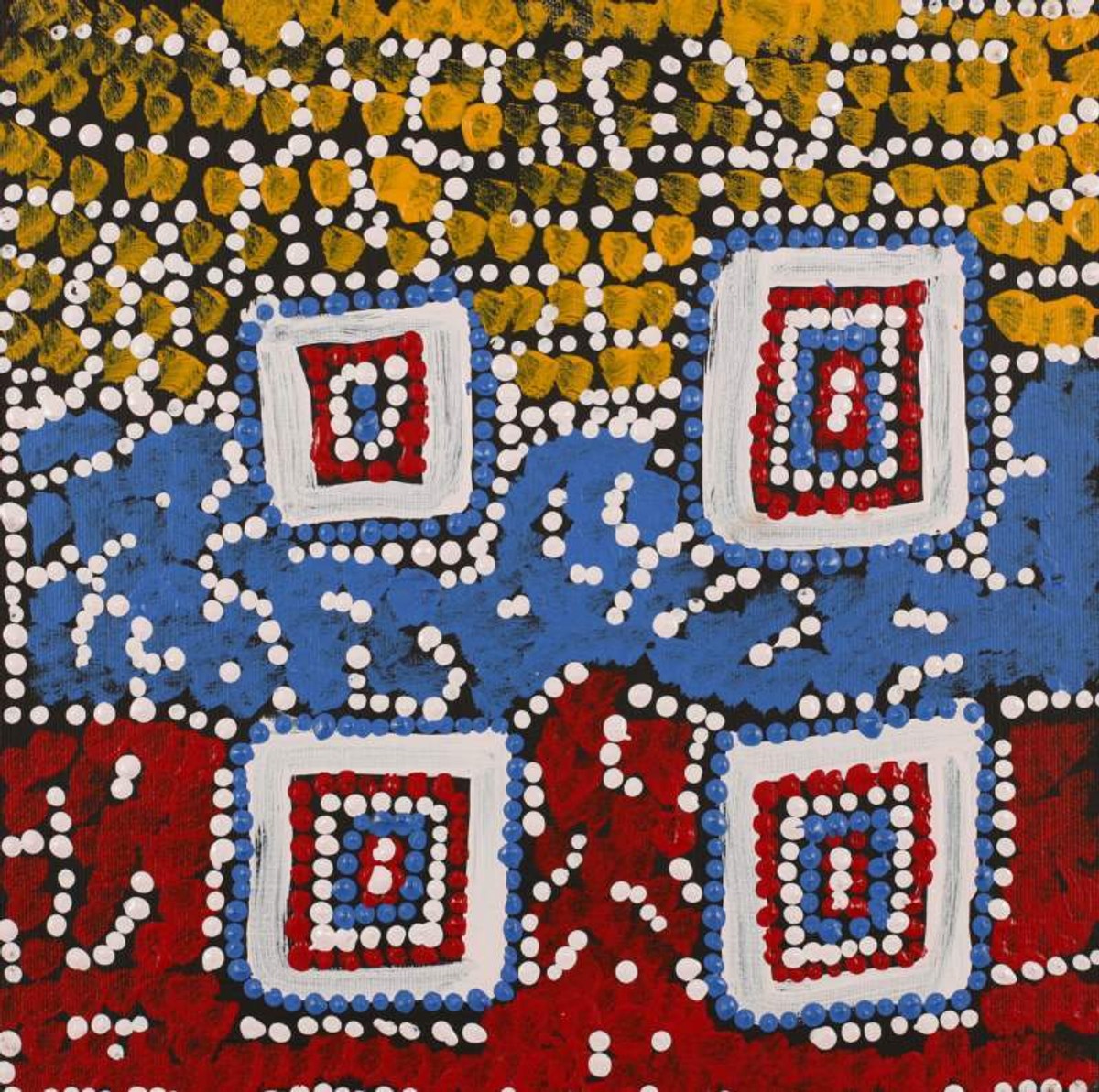Ngapa Jukurrpa (Water Dreaming)  -  Puyurru