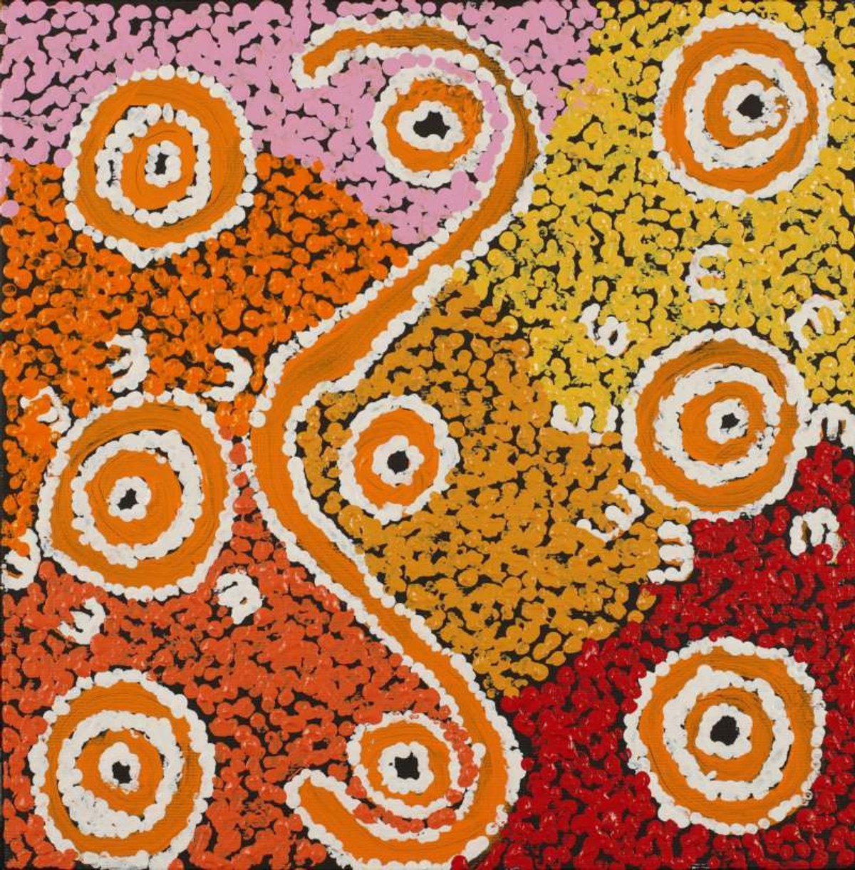 Wardapi Jukurrpa (Goanna Dreaming) - Yarripilangu