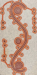 Pamapardu Jukurrpa (Flying Ant Dreaming)  - Warntungurru