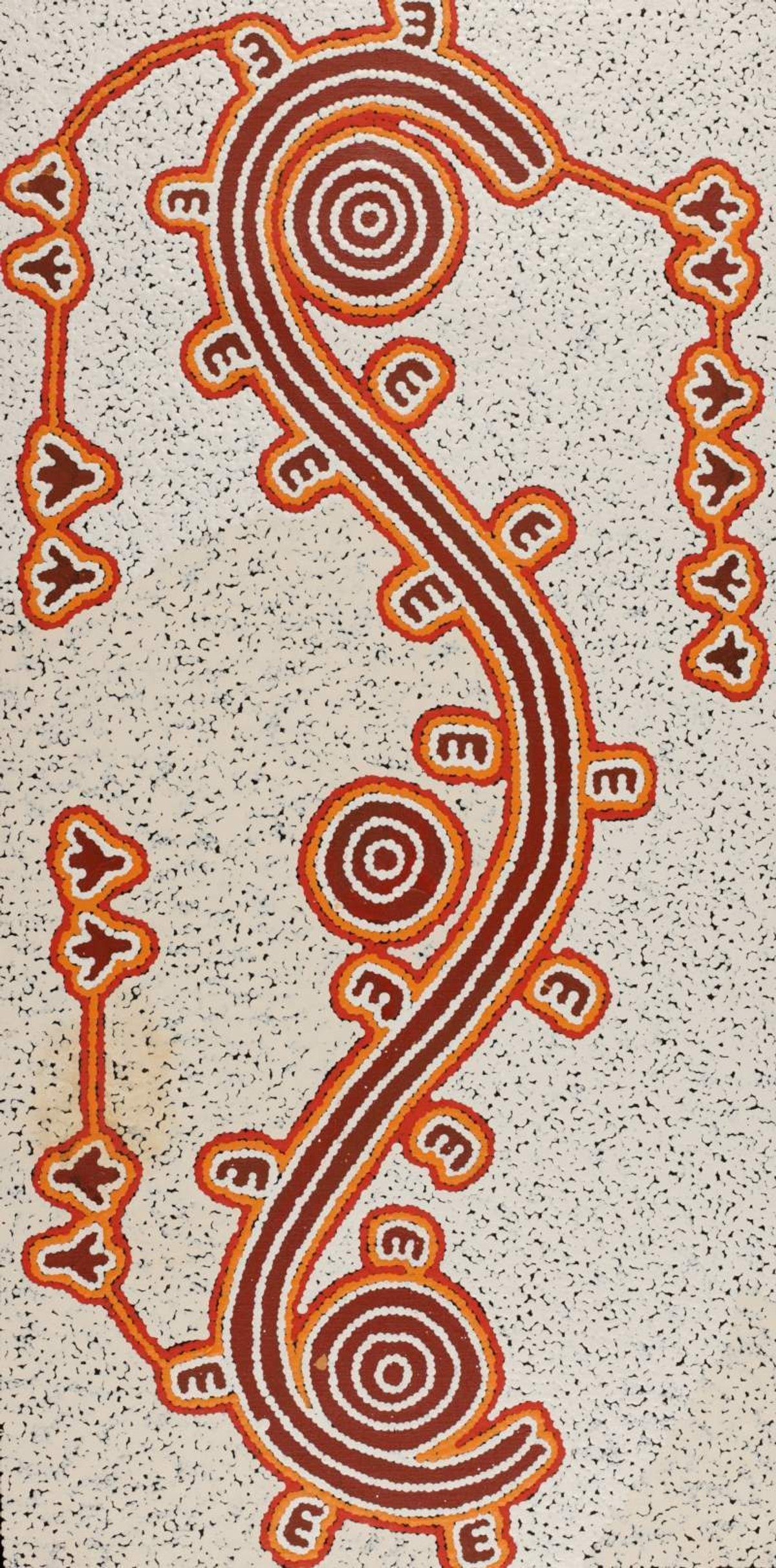 Pamapardu Jukurrpa (Flying Ant Dreaming)  - Warntungurru