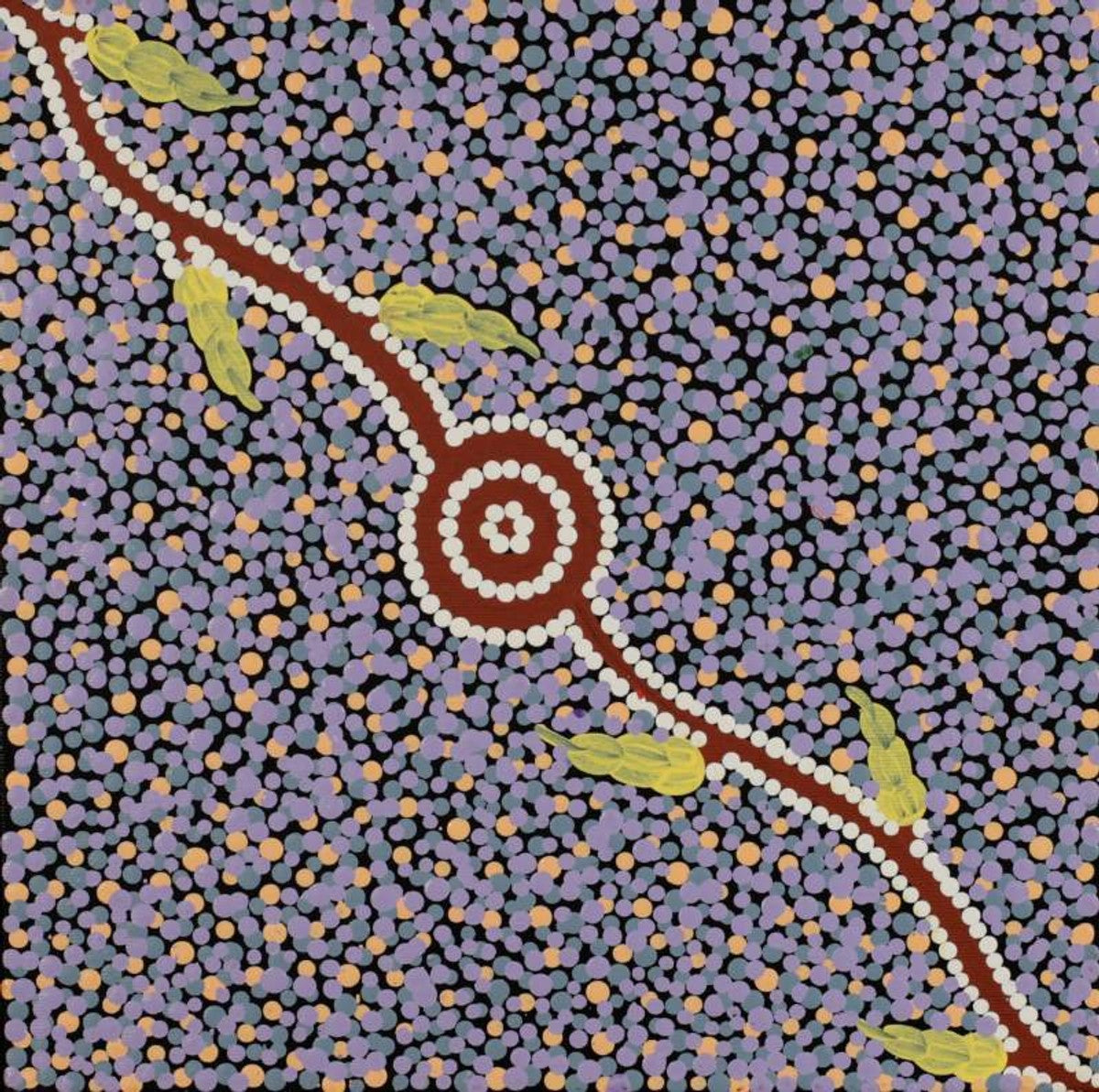 Wardapi Jukurrpa (Goanna Dreaming) - Yarripilangu