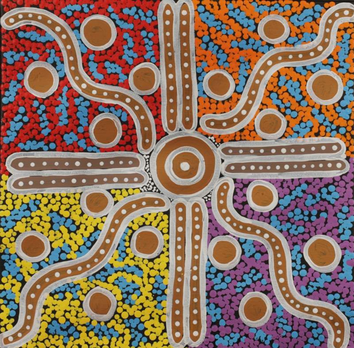 Ngapa Jukurrpa (Water Dreaming)  -  Pirlinyarnu