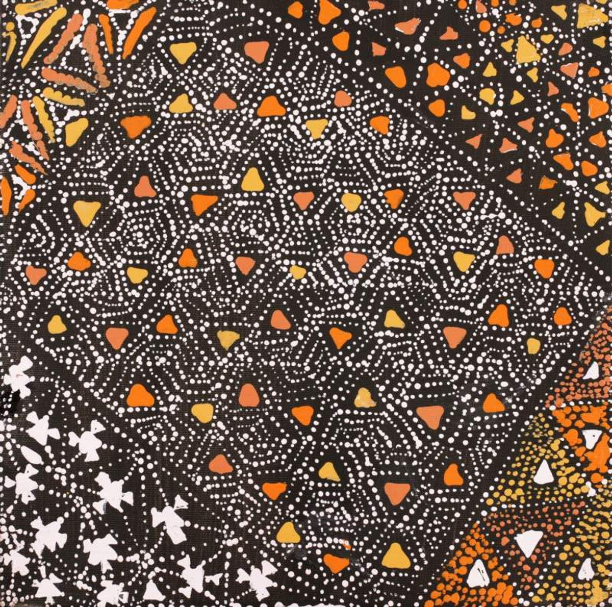 Lukarrara Jukurrpa (Desert Fringe-rush Seed Dreaming)