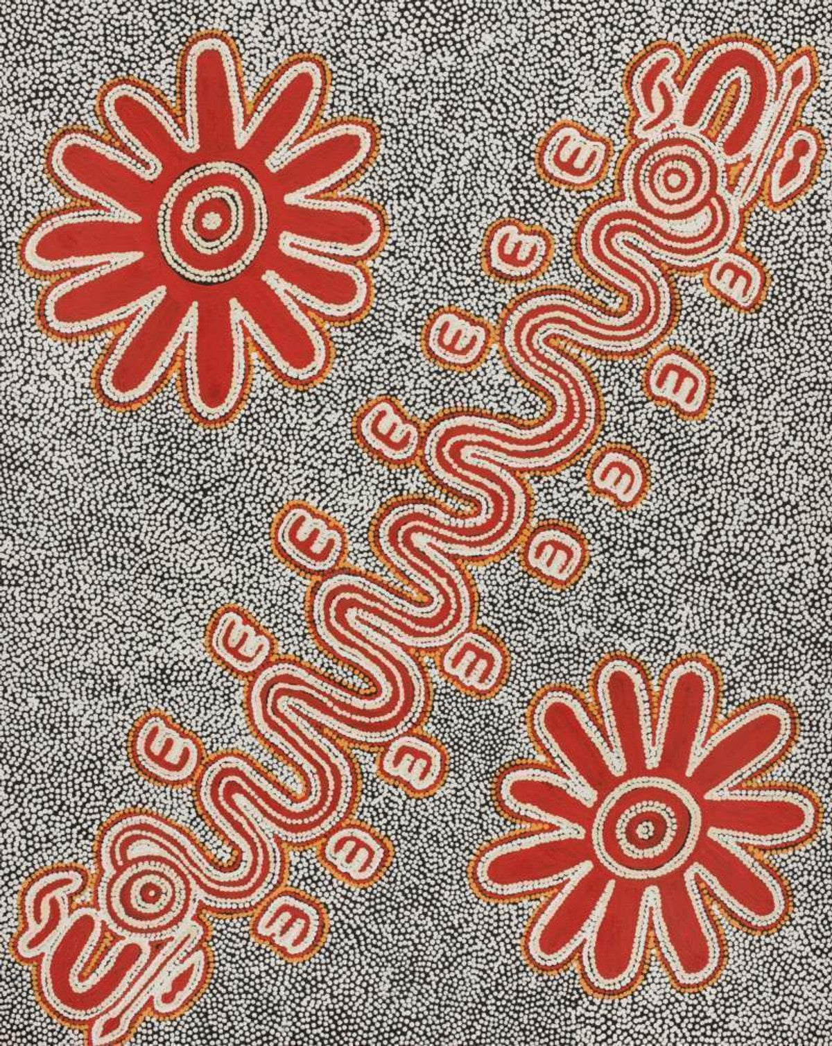 Janganpa Jukurrpa (Brush-tail Possum Dreaming)-  Mawurrji