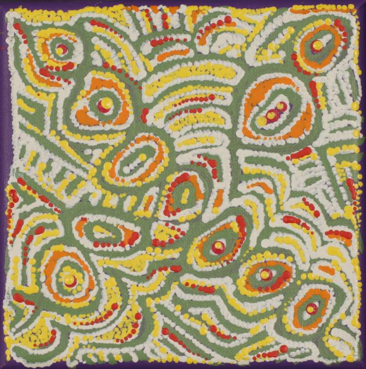 Lukarrara Jukurrpa (Desert Fringe-rush Seed Dreaming)