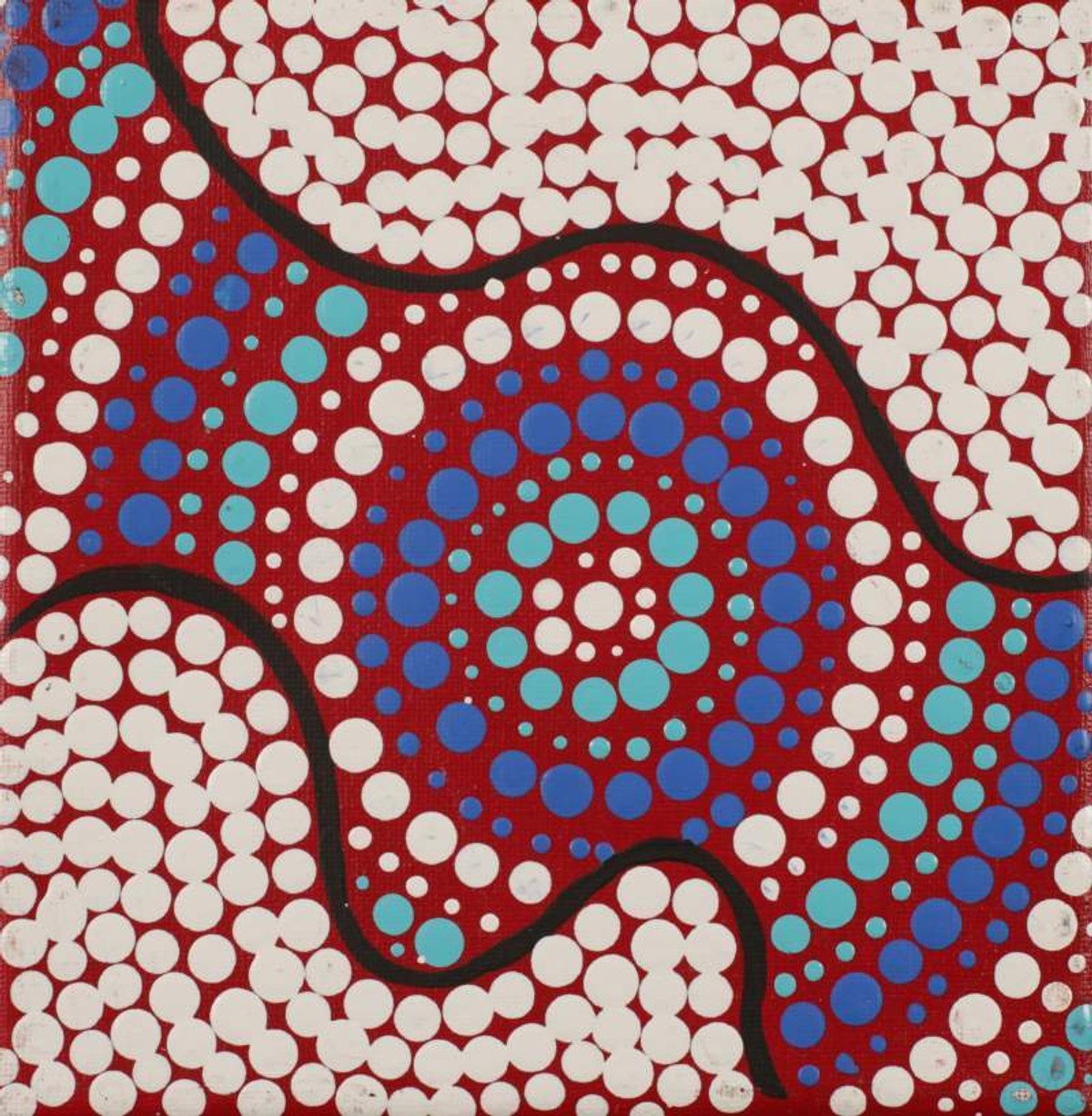 Pamapardu Jukurrpa (Flying Ant Dreaming)  - Warntungurru