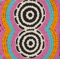 Pamapardu Jukurrpa (Flying Ant Dreaming)  - Warntungurru
