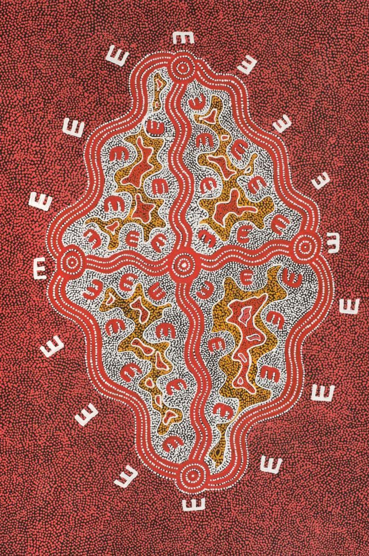 Janganpa Jukurrpa (Brush-tail Possum Dreaming)-  Mawurrji