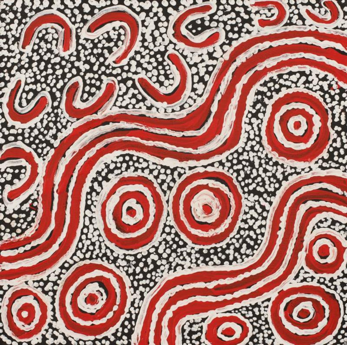 Ngapa Jukurrpa (Water Dreaming)  - Mikanji