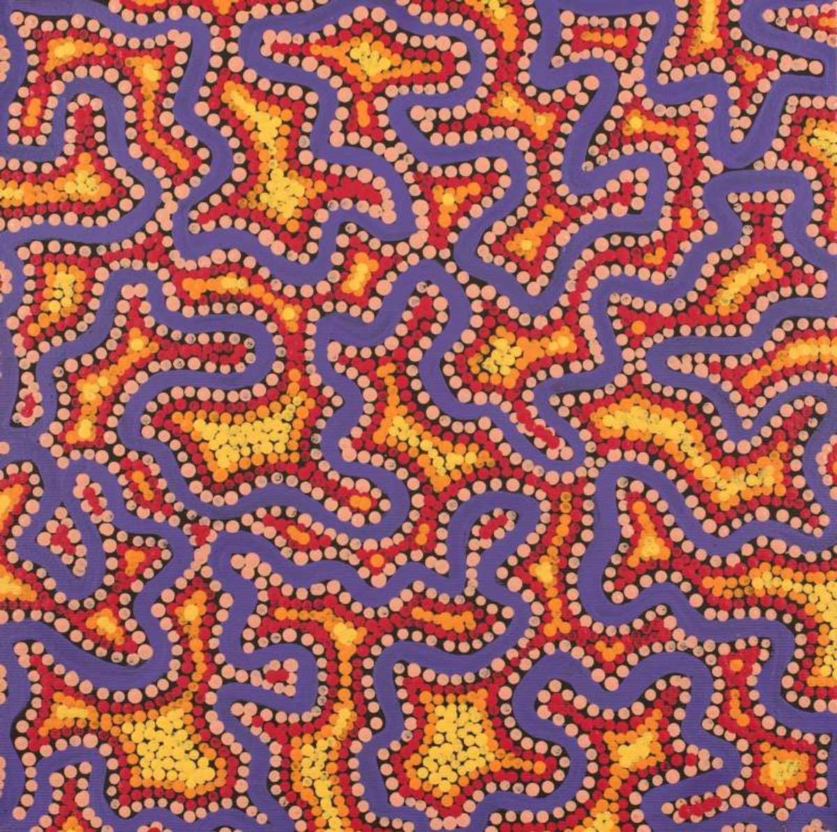 Ngapa Jukurrpa (Water Dreaming)  -  Puyurru
