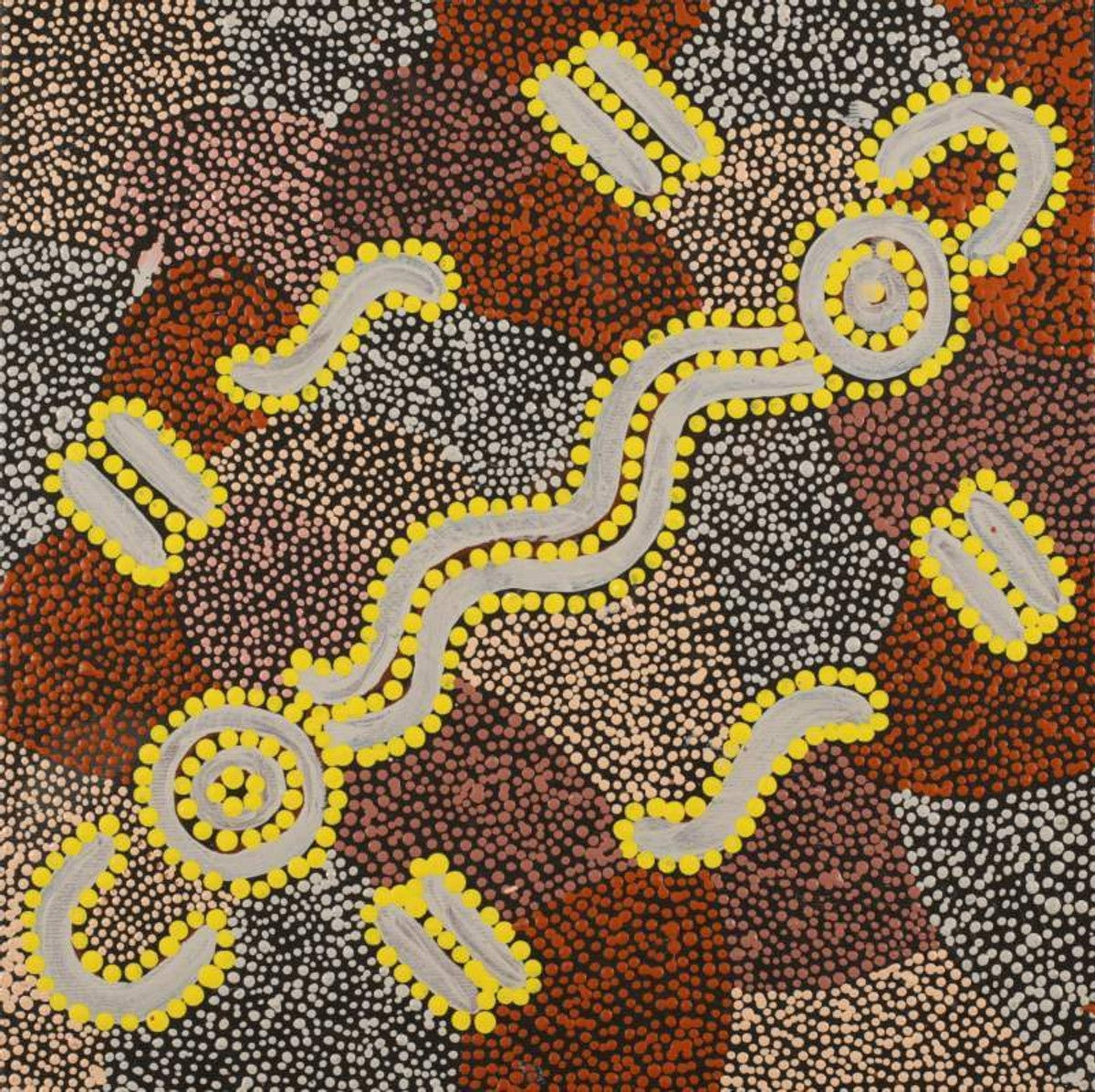 Ngapa Jukurrpa (Water Dreaming)  -  Puyurru