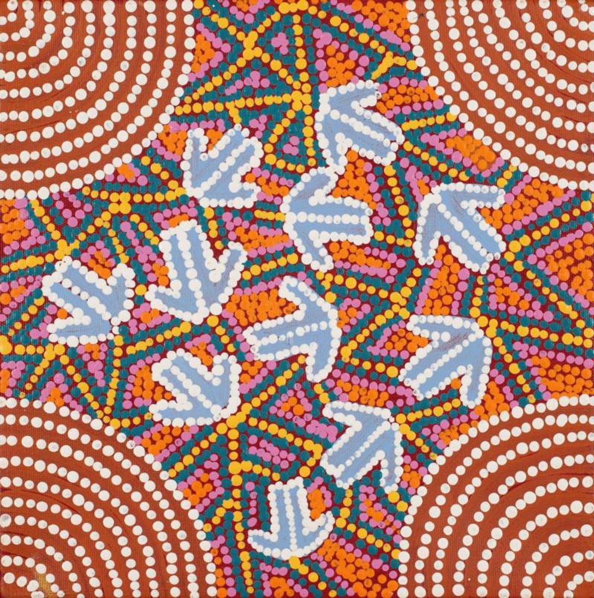 Mala Jukurrpa (Rufous Hare-wallaby Dreaming)