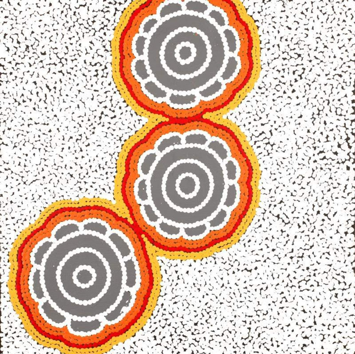 Pamapardu Jukurrpa (Flying Ant Dreaming)  - Warntungurru