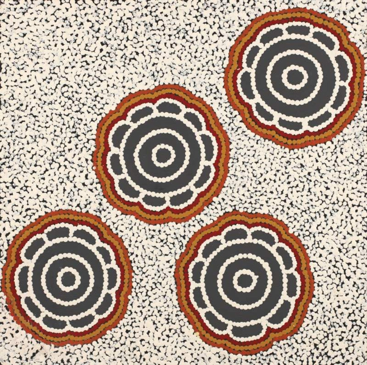 Pamapardu Jukurrpa (Flying Ant Dreaming)  - Warntungurru
