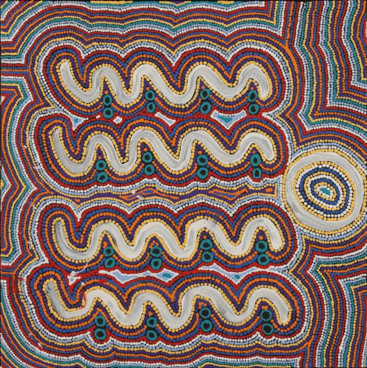 Ngapa Jukurrpa (Water Dreaming)  -  Puyurru