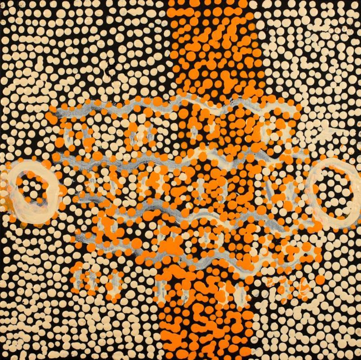 Ngapa Jukurrpa (Water Dreaming)  -  Puyurru