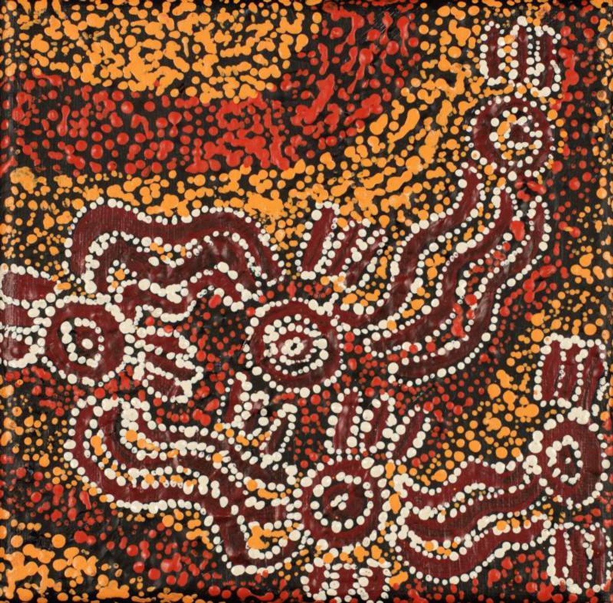 Ngapa Jukurrpa (Water Dreaming)  -  Puyurru