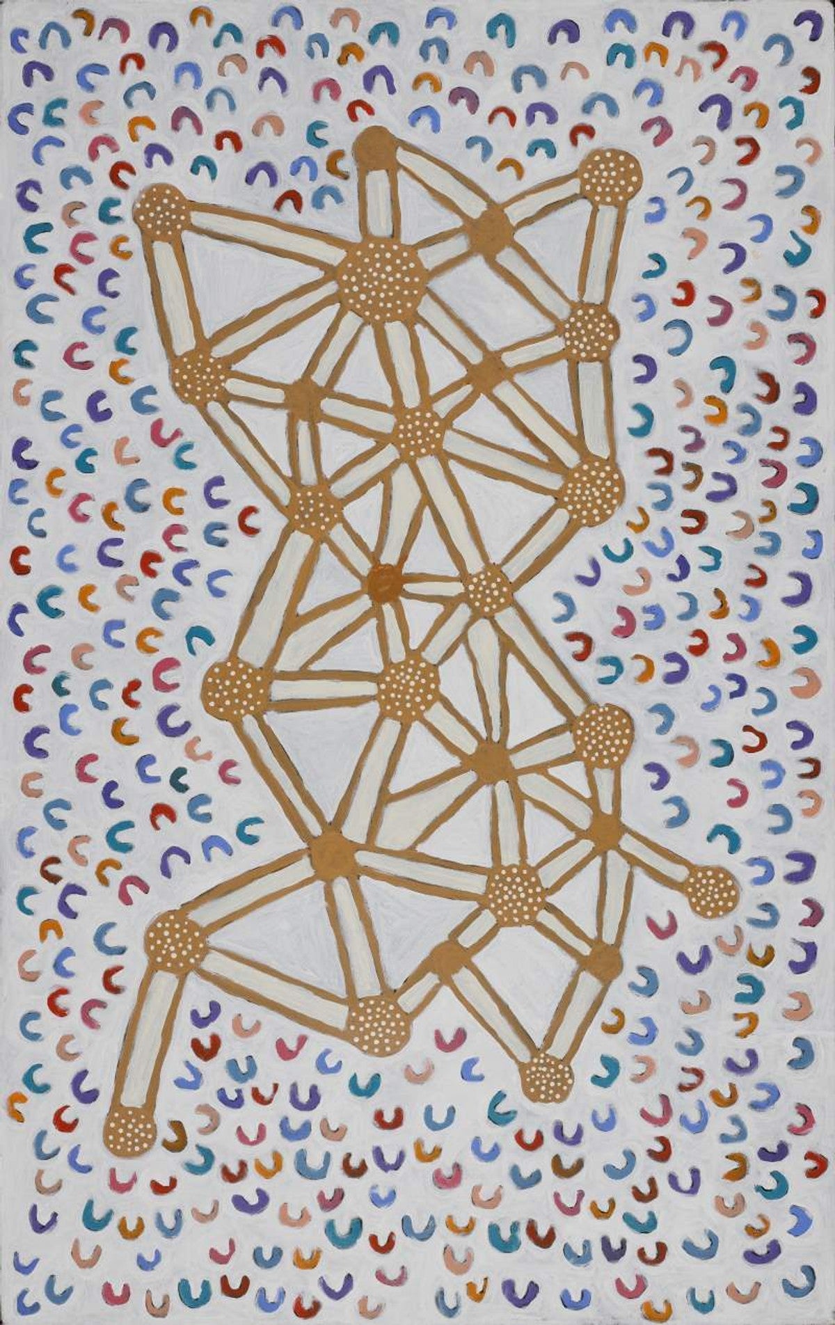 Ngapa Jukurrpa (Water Dreaming)  -  Puyurru