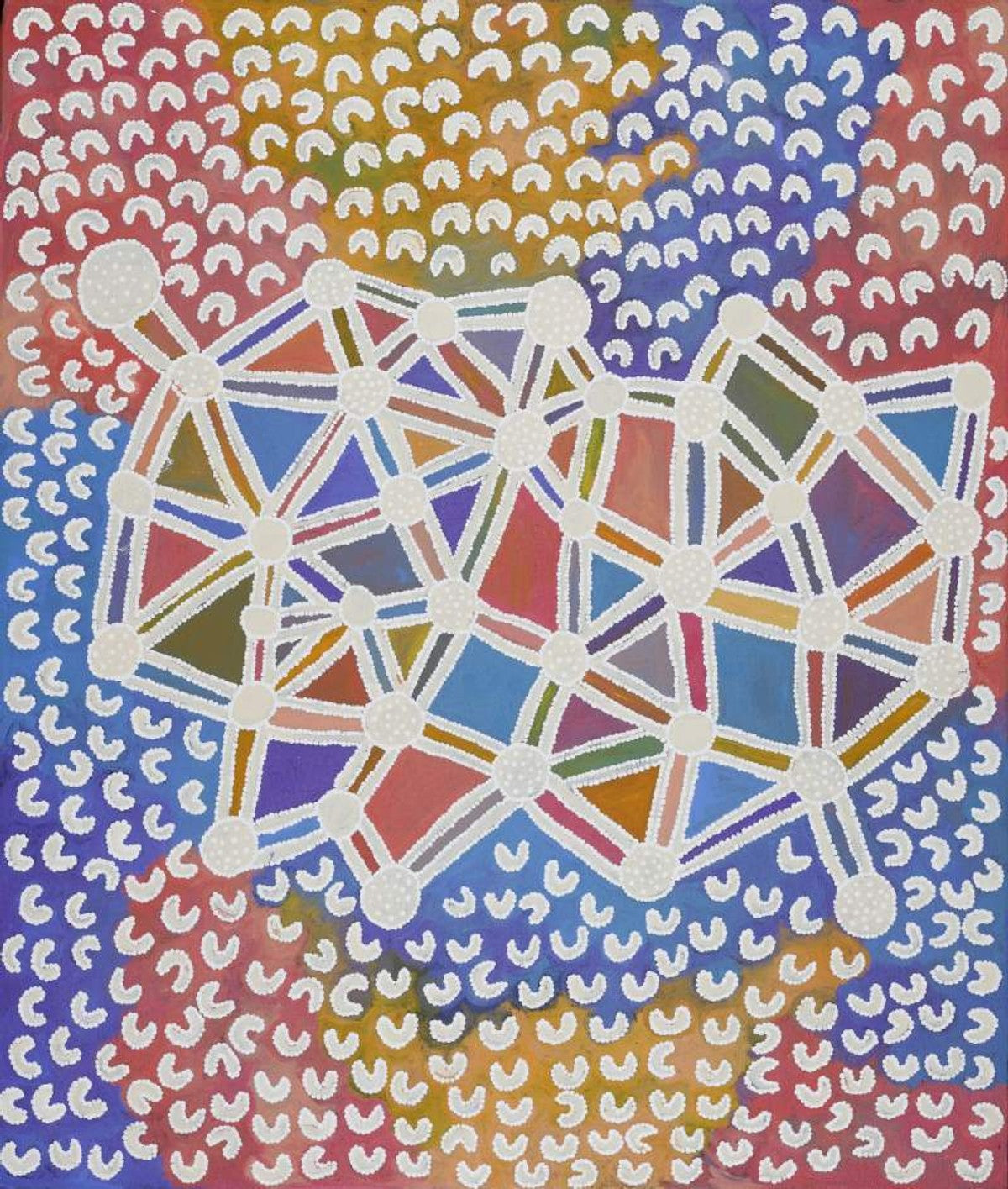 Ngapa Jukurrpa (Water Dreaming)  -  Puyurru
