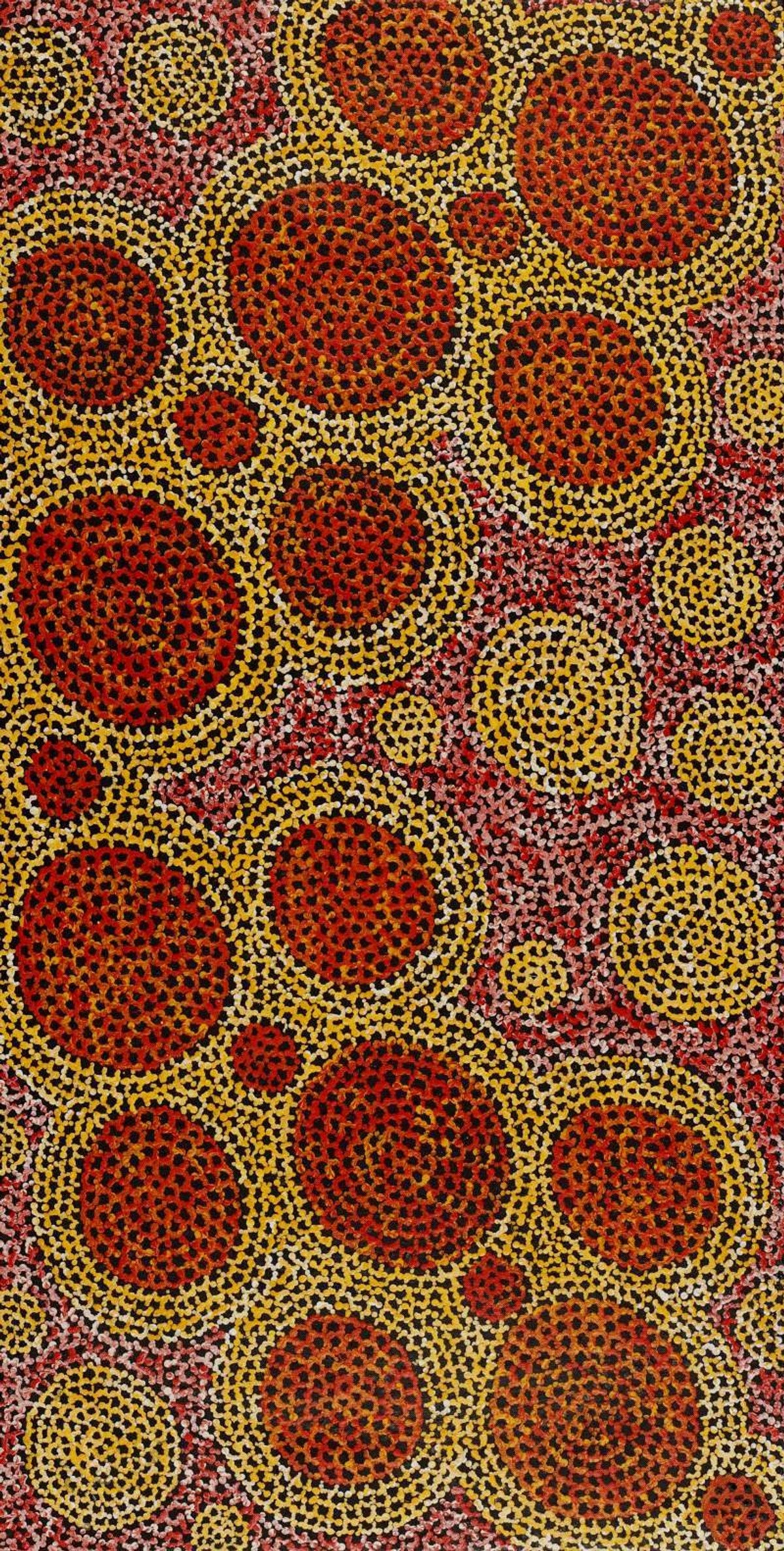 Pamapardu Jukurrpa (Flying Ant Dreaming)  - Warntungurru