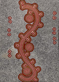 Pamapardu Jukurrpa (Flying Ant Dreaming)  - Warntungurru