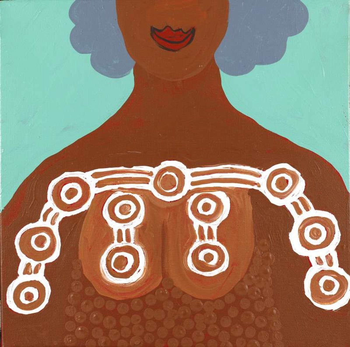 Jintiparnta Jukurrpa (Desert Truffle Dreaming) - Mina Mina