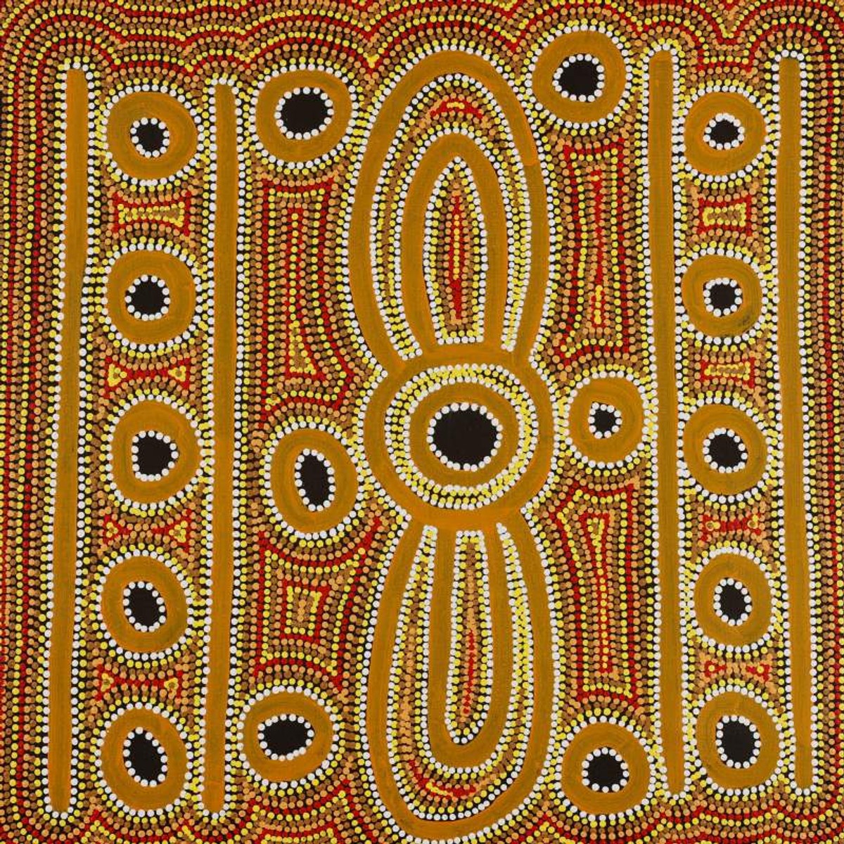 Ngalyipi Jukurrpa (Snakevine Dreaming) - Mina Mina
