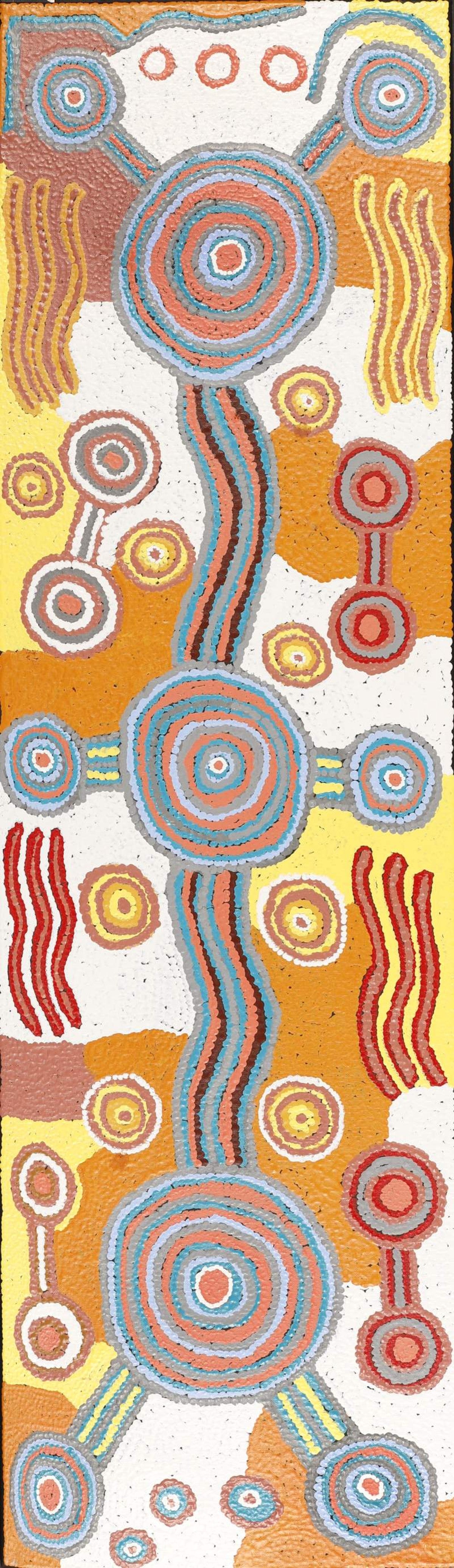Lukarrara Jukurrpa (Desert Fringe-rush Seed Dreaming)