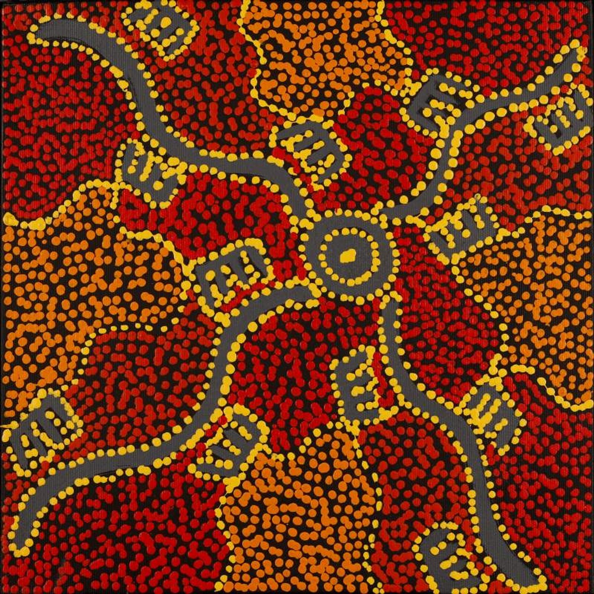 Wardapi Jukurrpa (Goanna Dreaming) - Yarripilangu