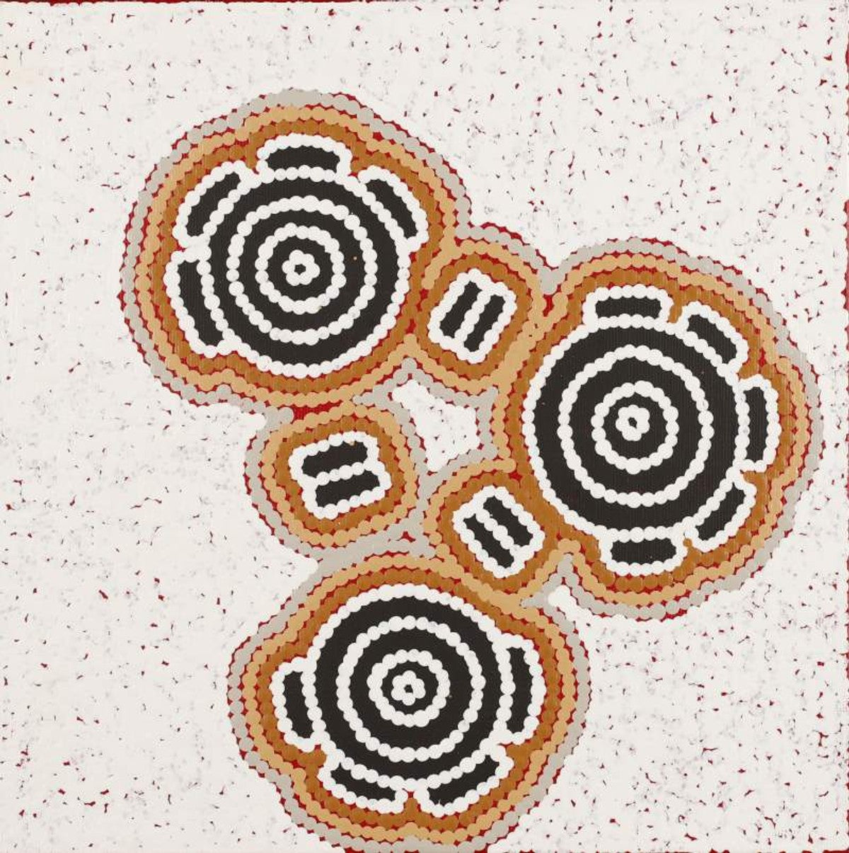 Pamapardu Jukurrpa (Flying Ant Dreaming)  - Warntungurru