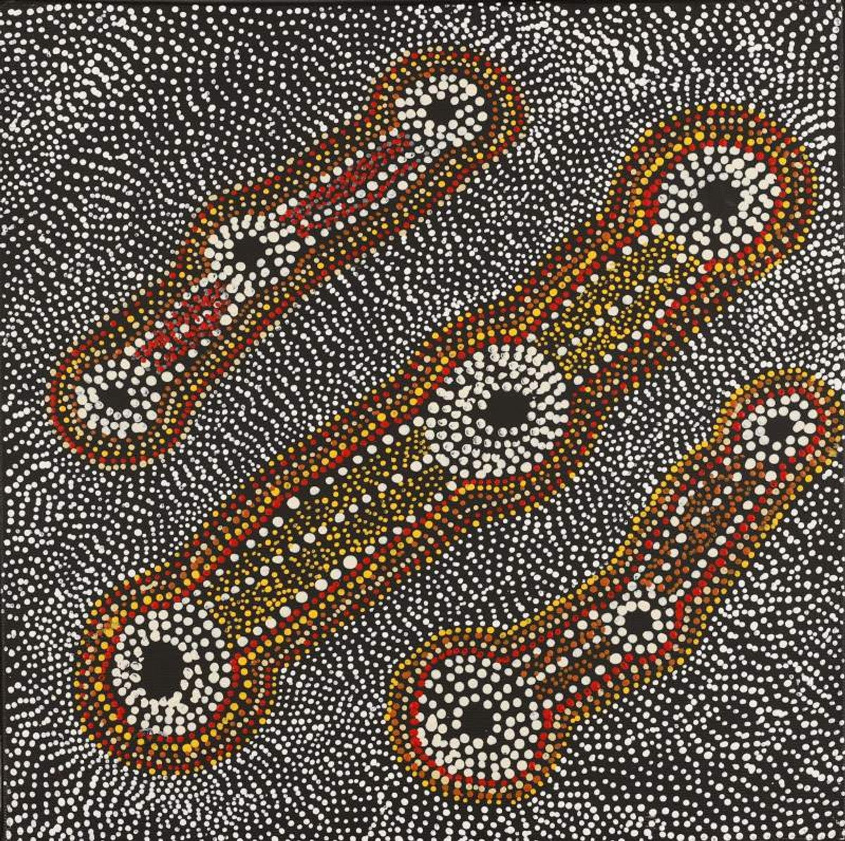 Mina Mina Jukurrpa - Mina Mina Dreaming by Julie Nangala Robertson