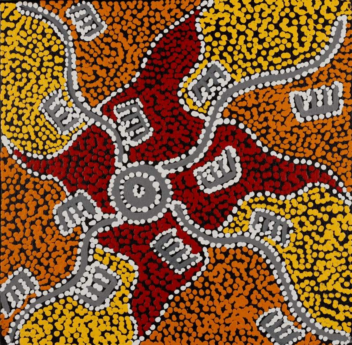 Wardapi Jukurrpa (Goanna Dreaming) - Yarripilangu